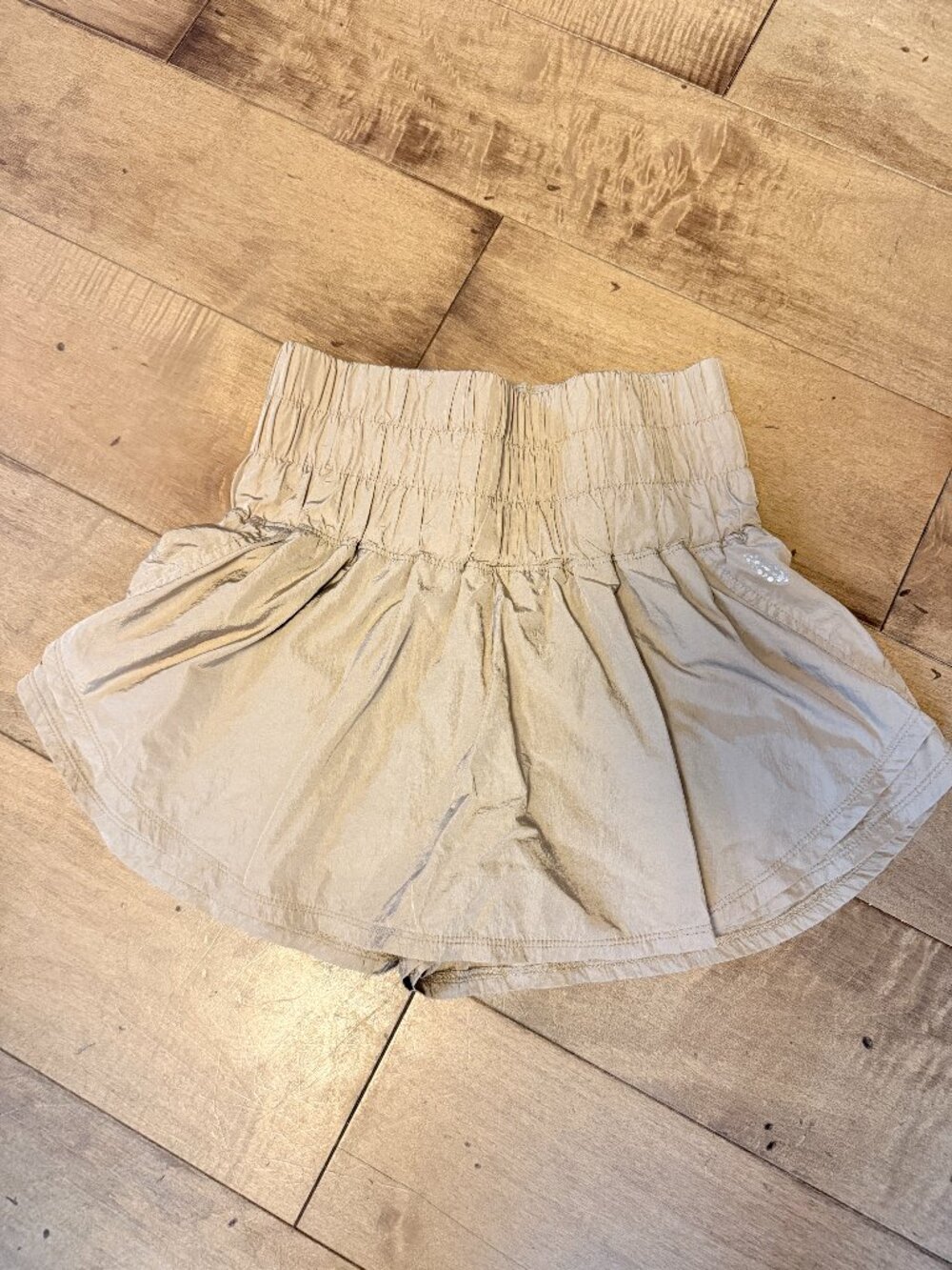 Free People Movement tan shorts size small